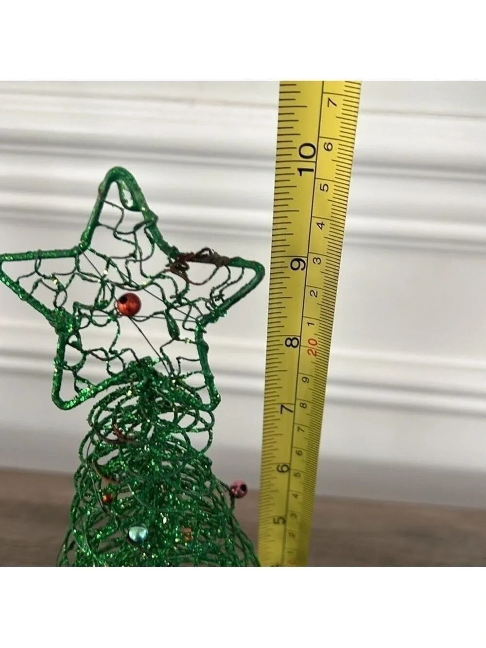 Pier 1 Imports Glitter Wire Star Christmas Tree 10 Inch Set Of 3
